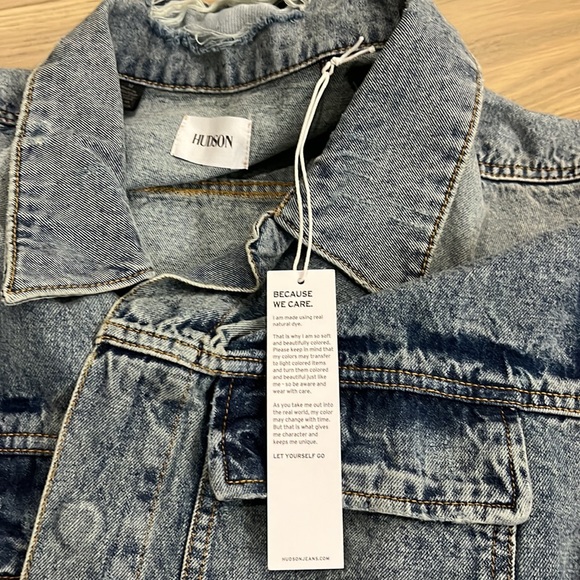 BNWT Hudson Jasper Mens Jean Jacket Size M - Picture 9 of 9